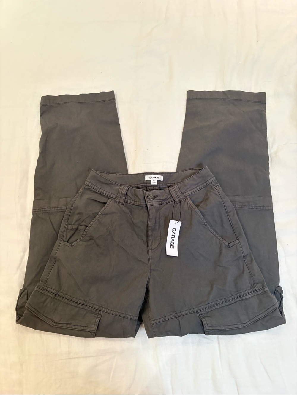 Garage Women’s Olive Gray Cargo Pants
